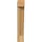 Ekena Millwork Traditional Block Rough Sawn Bracket, Western Red Cedar, 4"W x 14"D x 26"H BKT04X14X26TRA05RWR - alternate 2